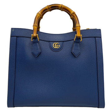Gucci Diana Medium Tote Bag Blue Brown