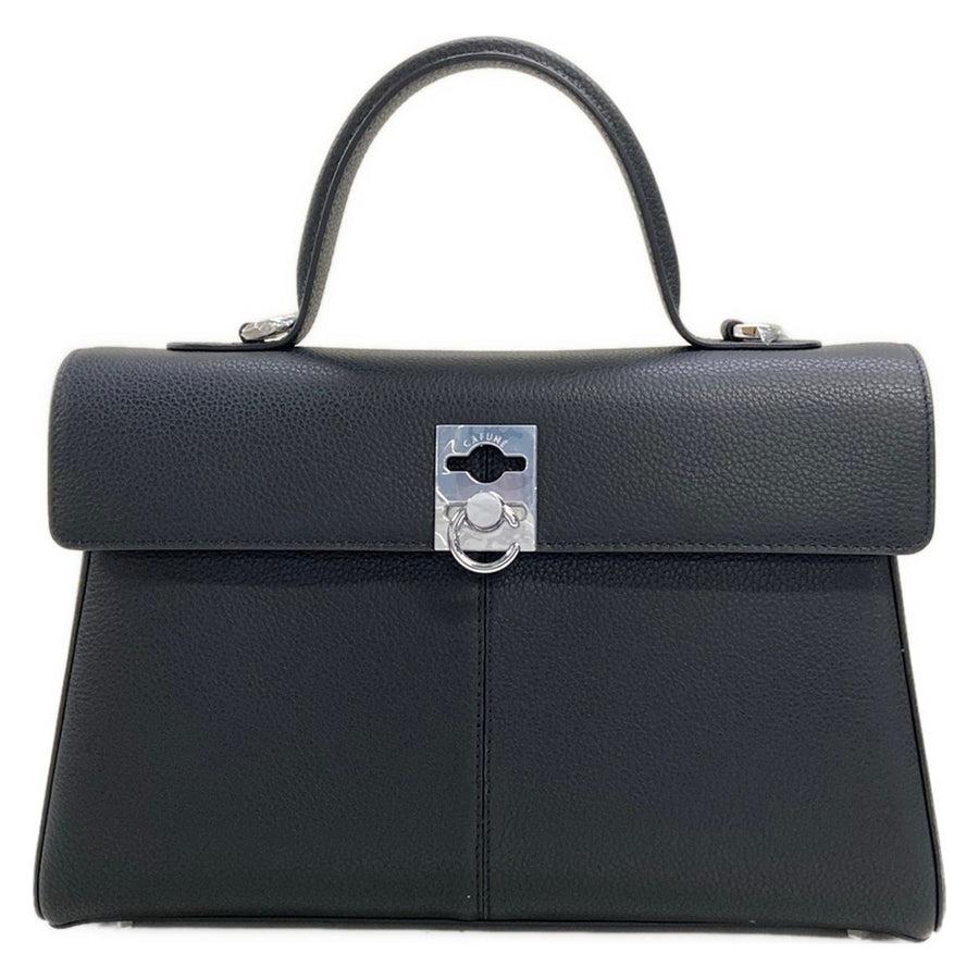Cafune Black Leather Handbag