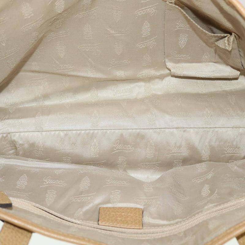 Gucci Gg Canvas Shoulder Bag Pvc Leather