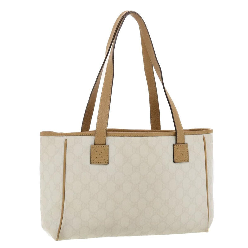 Gucci Gg Canvas Shoulder Bag Pvc Leather