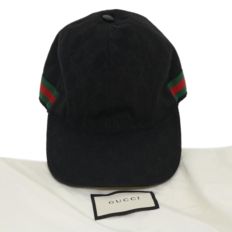 Gucci Gg Canvas Web Sherry Line Cap Xl