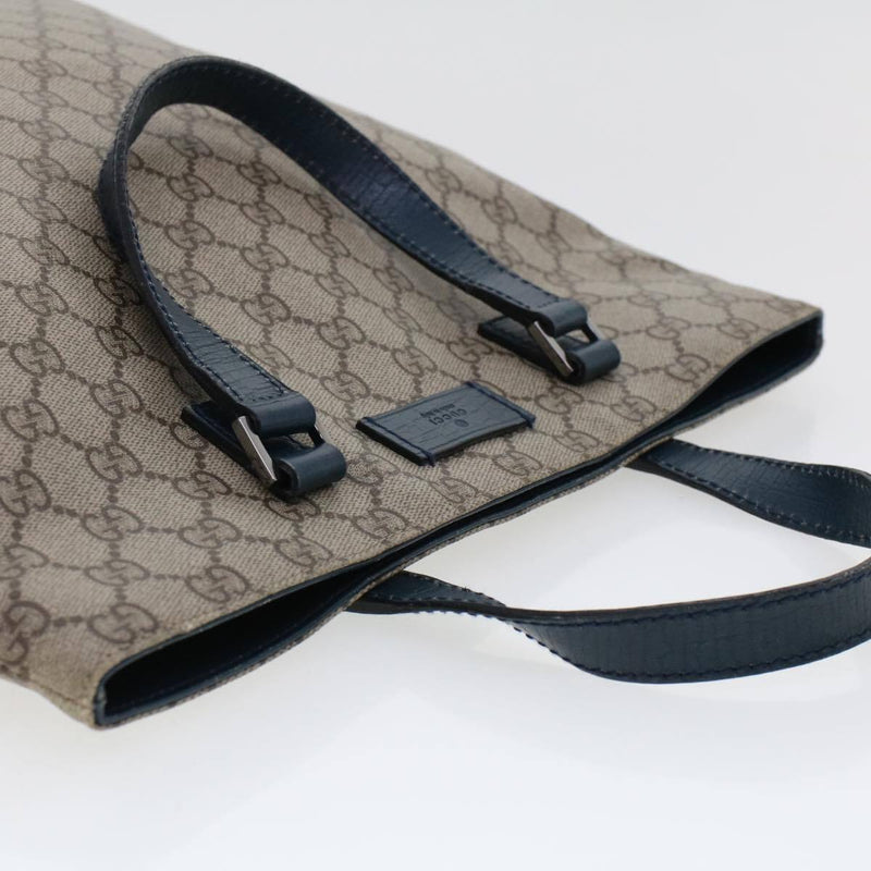 Gucci Gg Canvas Tote Bag Pvc Leather