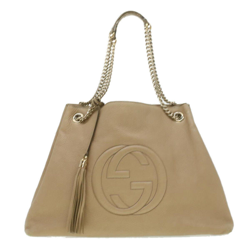 Gucci Chain Soho Shoulder Bag Leather