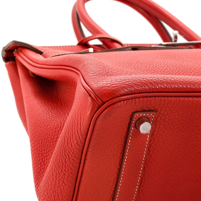 Hermes Birkin Handbag Sanguine Togo With