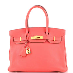 Hermes Birkin Handbag Rose Jaipur