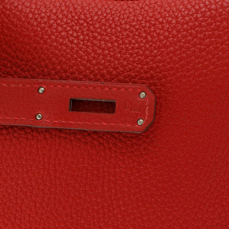 Hermes Birkin Handbag Rouge Vif Togo