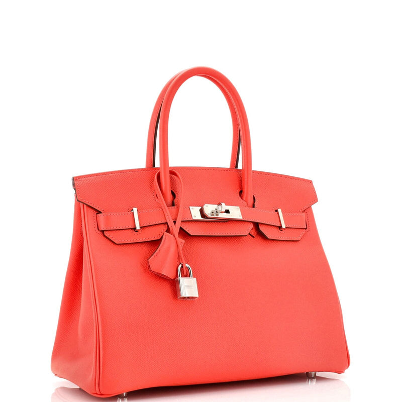 Hermes Birkin Handbag Rose Jaipur Epsom