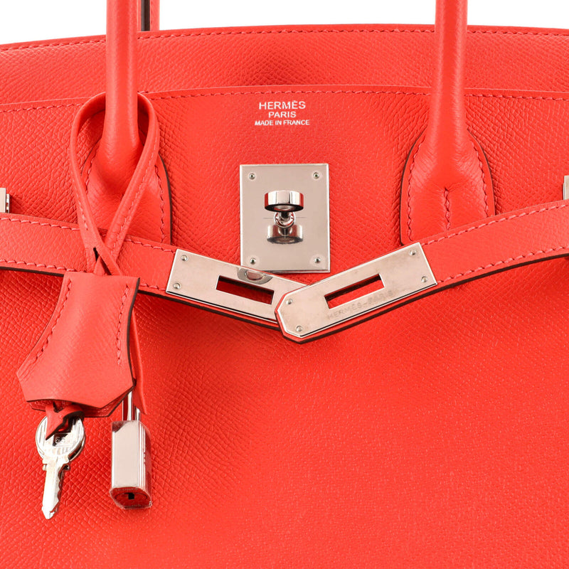 Hermes Birkin Handbag Rose Jaipur Epsom