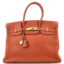 Hermes Birkin Handbag Etrusque Togo With