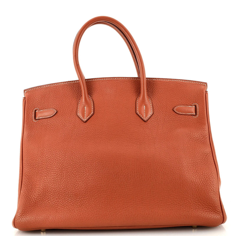 Hermes Birkin Handbag Etrusque Togo With