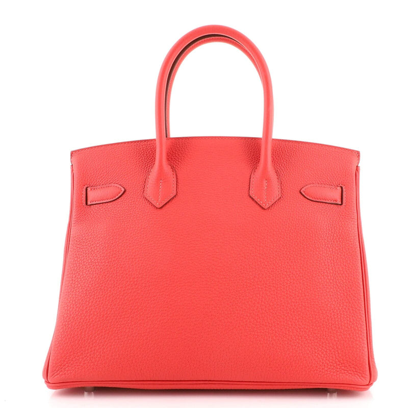 Hermes Birkin Handbag Rouge Pivoine