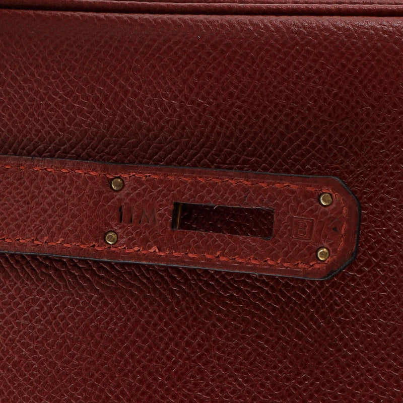 Hermes Hac Birkin Bag Rouge H Courchevel