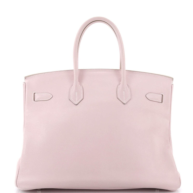 Hermes Birkin Handbag Rose Dragée