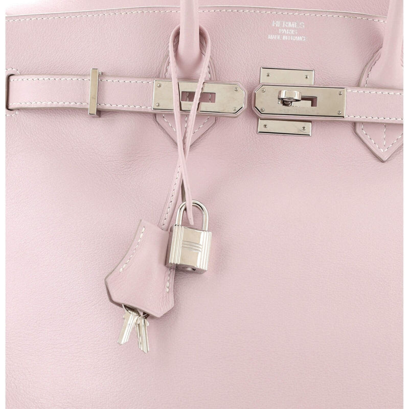 Hermes Birkin Handbag Rose Dragée