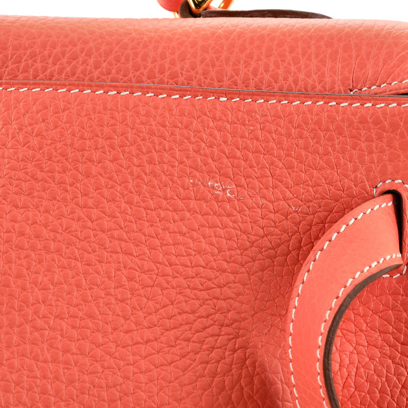 Hermes Kelly Handbag Crevette Clemence