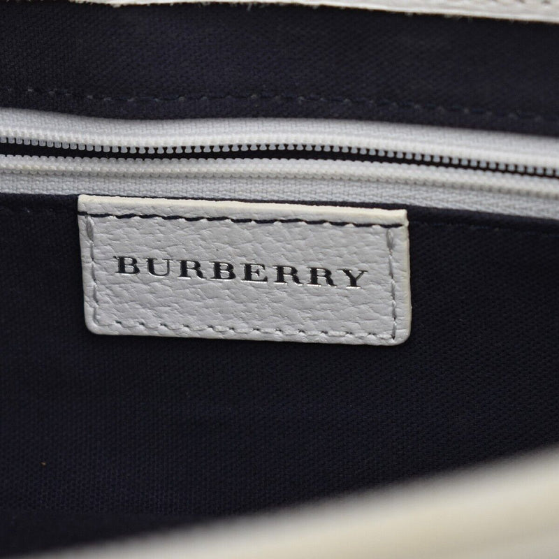 Burberry Logo Stripe Tote Hand Bag
