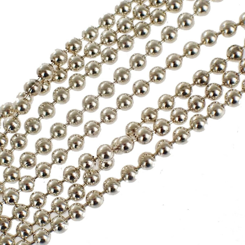 Gucci Logo Ball Chain Pendant Necklace