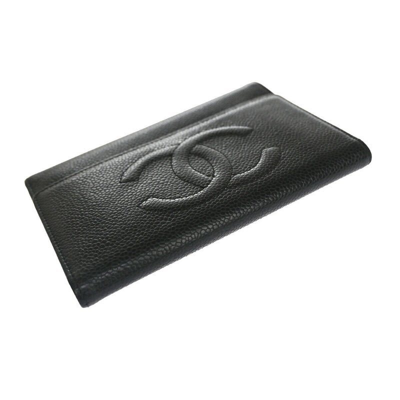 Chanel Cc Logo Trifold Wallet Purse