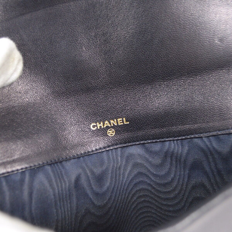 Chanel Navy Lambskin Wallet