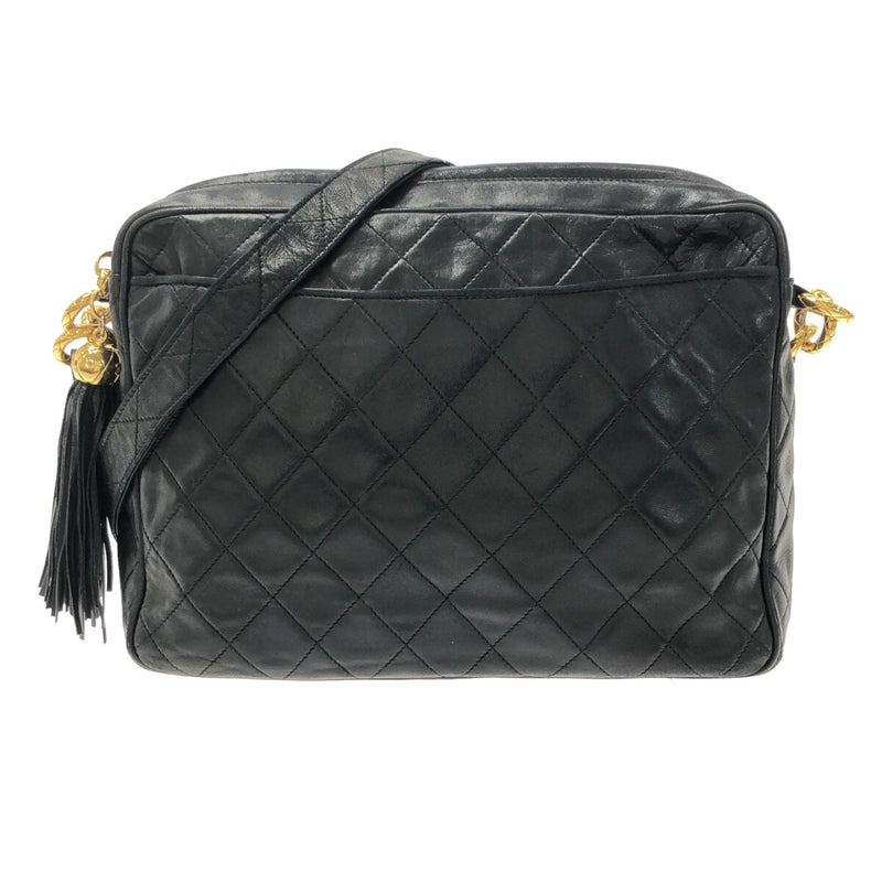 Chanel Matelasse Shoulder Bag Black