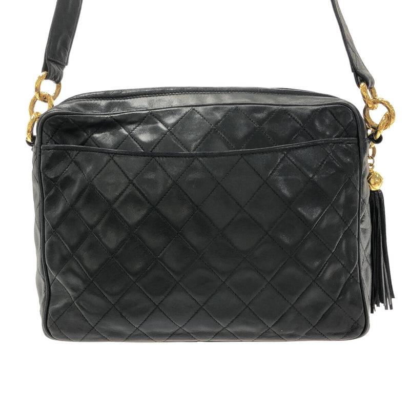 Chanel Matelasse Shoulder Bag Black