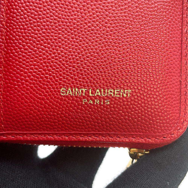 Saint Laurent Paris Zip Around Compact