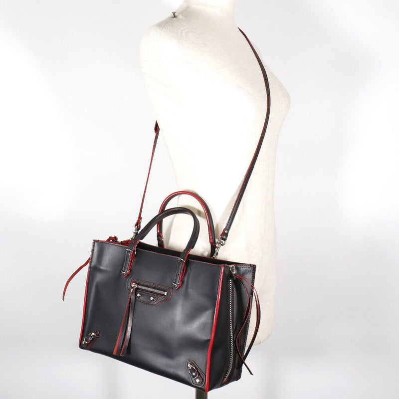 Balenciaga Paper A6 Handbag Black / Red