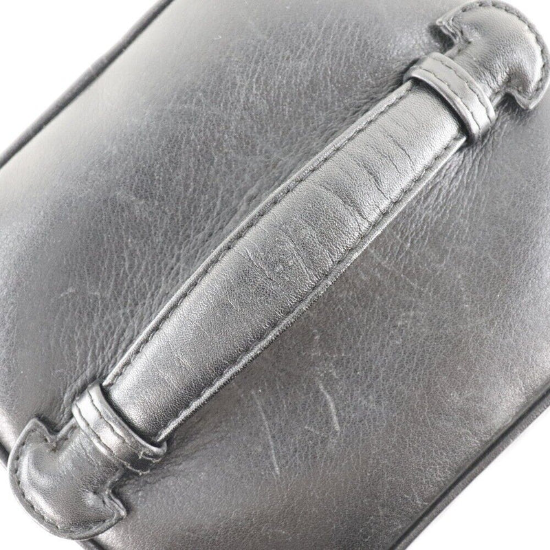 Chanel Vanity Handbag Black Calfskin