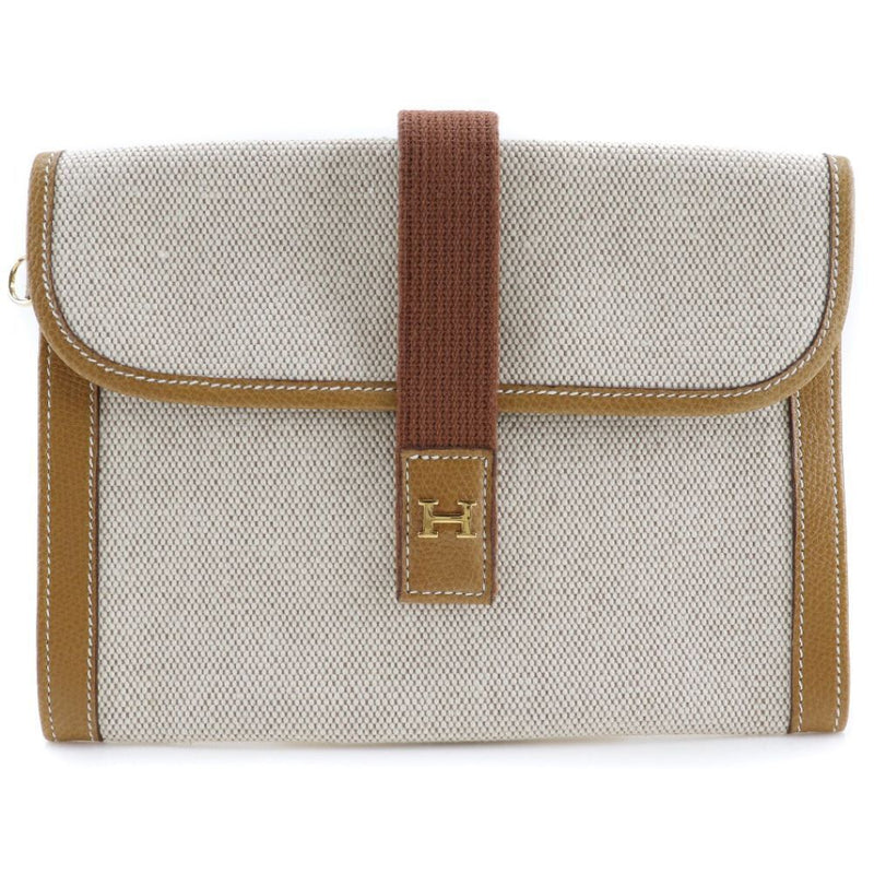 Hermes Jigepm Clutch Bag Vintage Beige