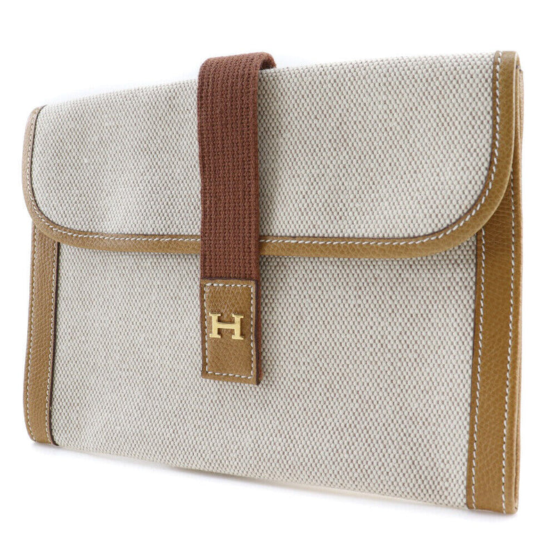 Hermes Jigepm Clutch Bag Vintage Beige