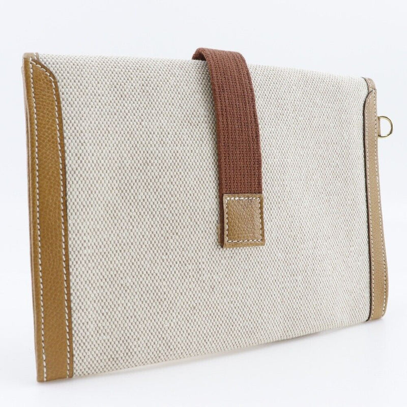 Hermes Jigepm Clutch Bag Vintage Beige