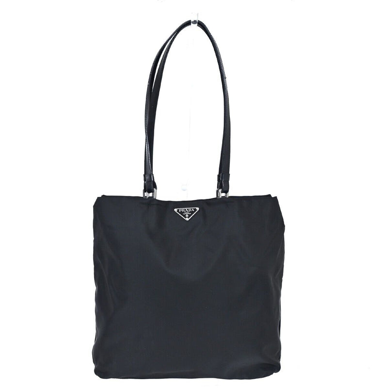 Prada Milano Logo Tessuto Shoulder Tote