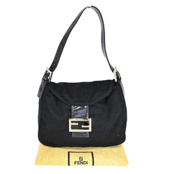 Fendi Logo Zucca Mamma Shoulder Bag Wool