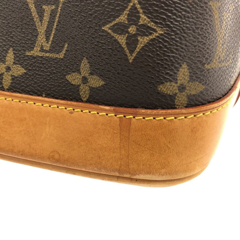 Louis Vuitton Alma Handbag Canvas
