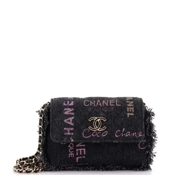 Chanel Denim Mood Flap Clutch