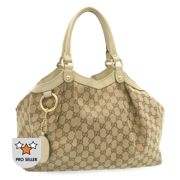 Gucci Sukey Gg Tote Bag Canvas