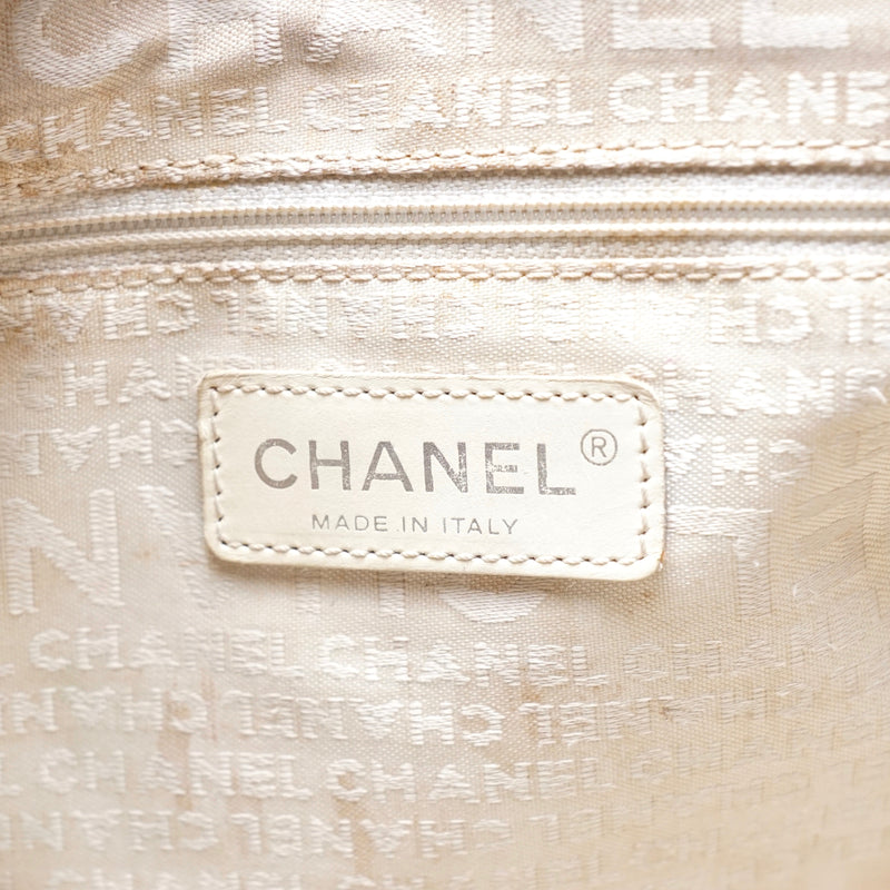 Chanel Choco Bar Silver With Logo