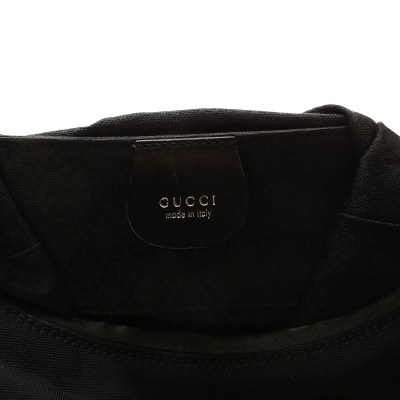 Gucci Gg Hand Bag Canvas Black