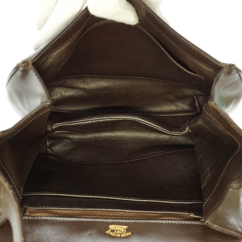 Gucci Shoulder Bag Leather Brown