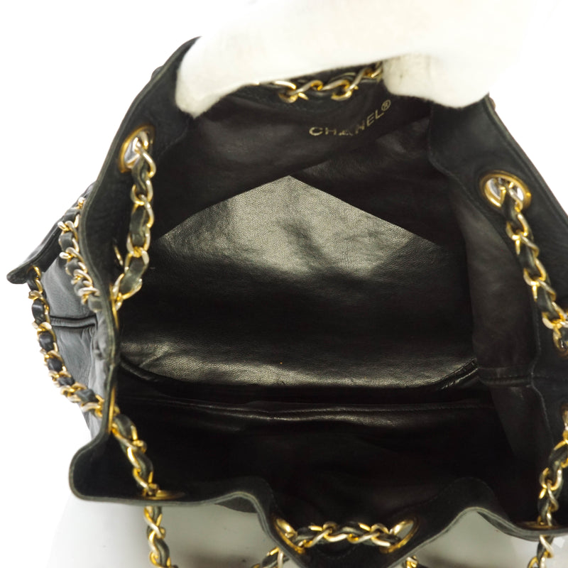 Chanel Crossbody Bag Black Calf