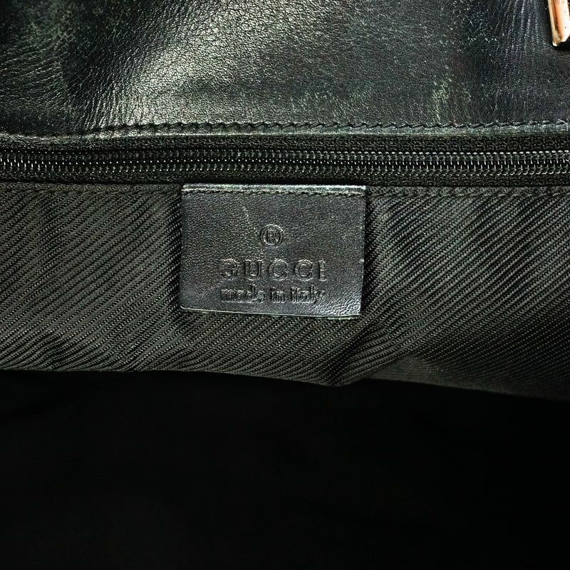 Gucci Gg Tote Bag Canvas Black