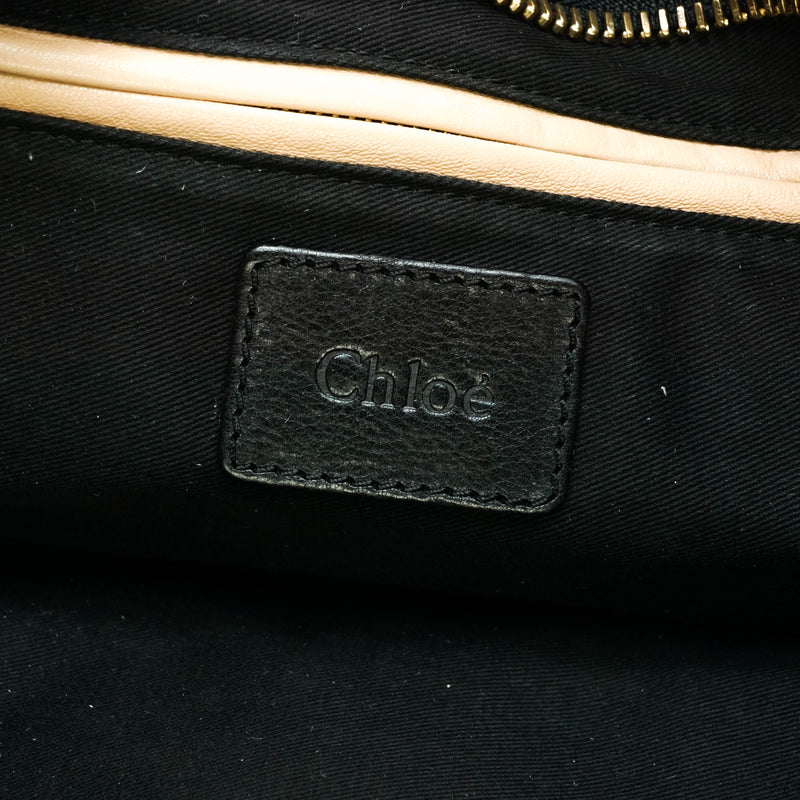 Chloe Shoulder Bag Black Leather