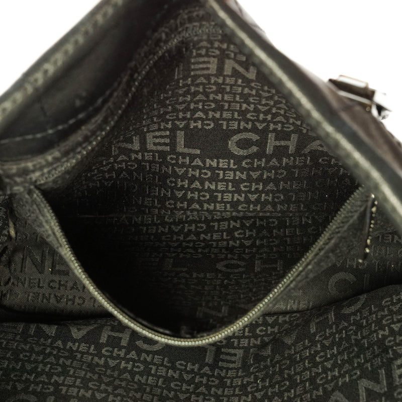 Chanel Hand Bag Black Leather