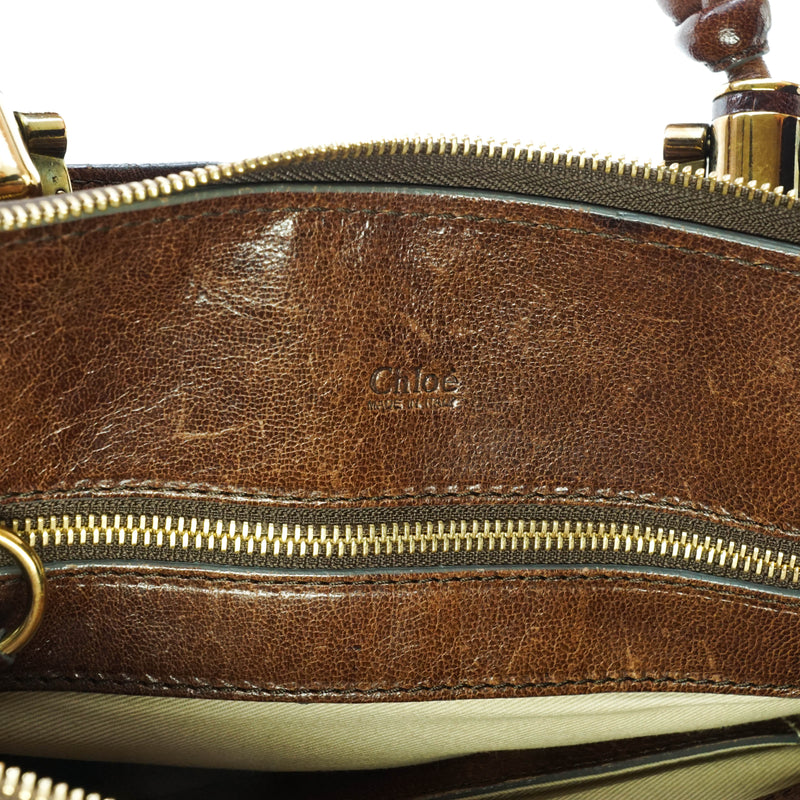 Chloe Silverado Hand Bag Leather