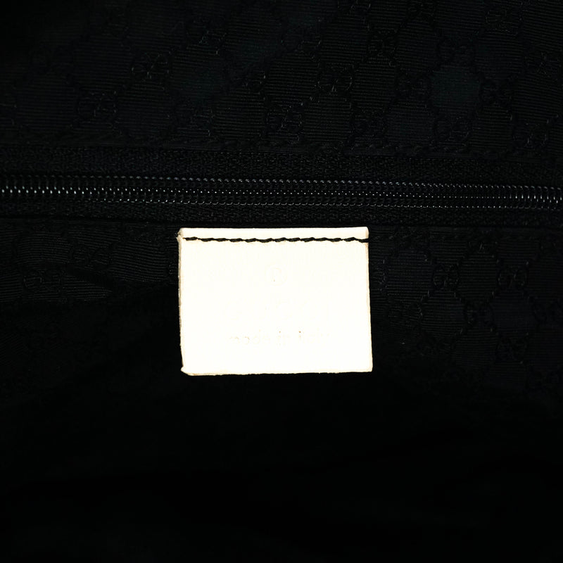 Gucci Shoulder Bag Leather Cream