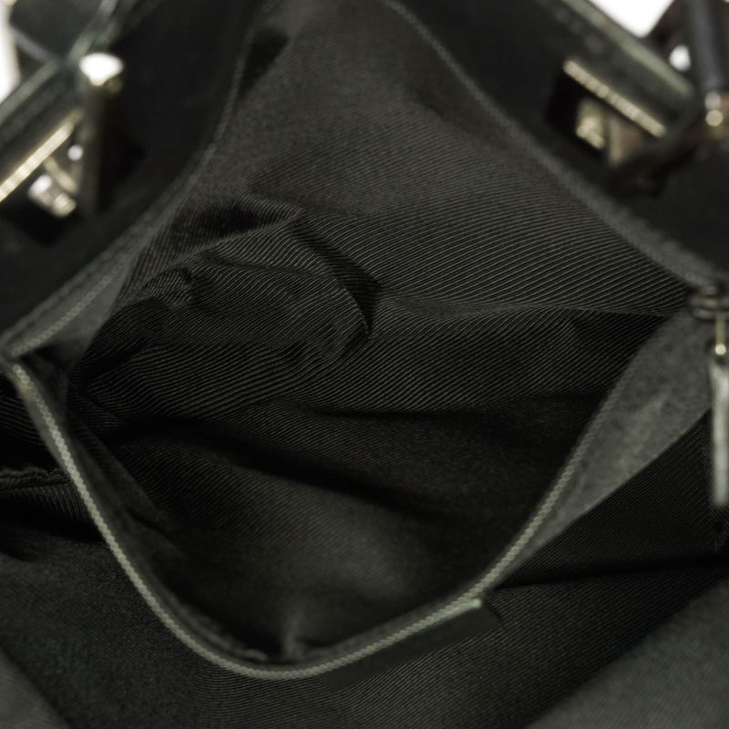 Gucci Gg Shoulder Bag Canvas Black