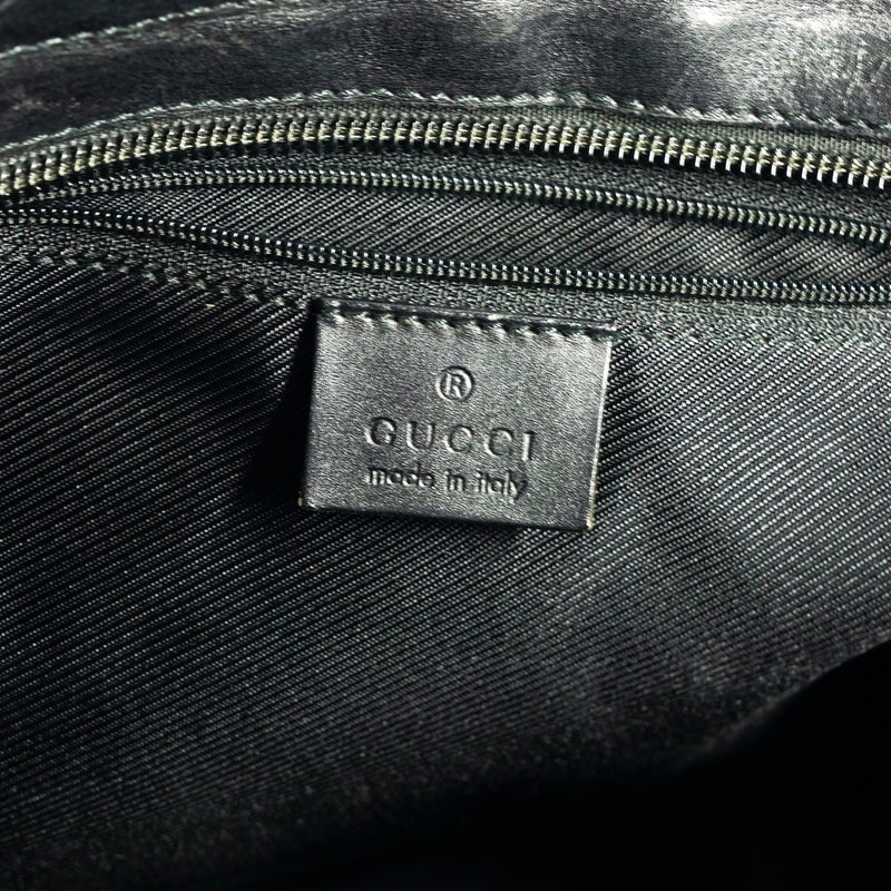 Pre-loved authentic Gucci Tote Bag Black Canvas sale at jebwa.