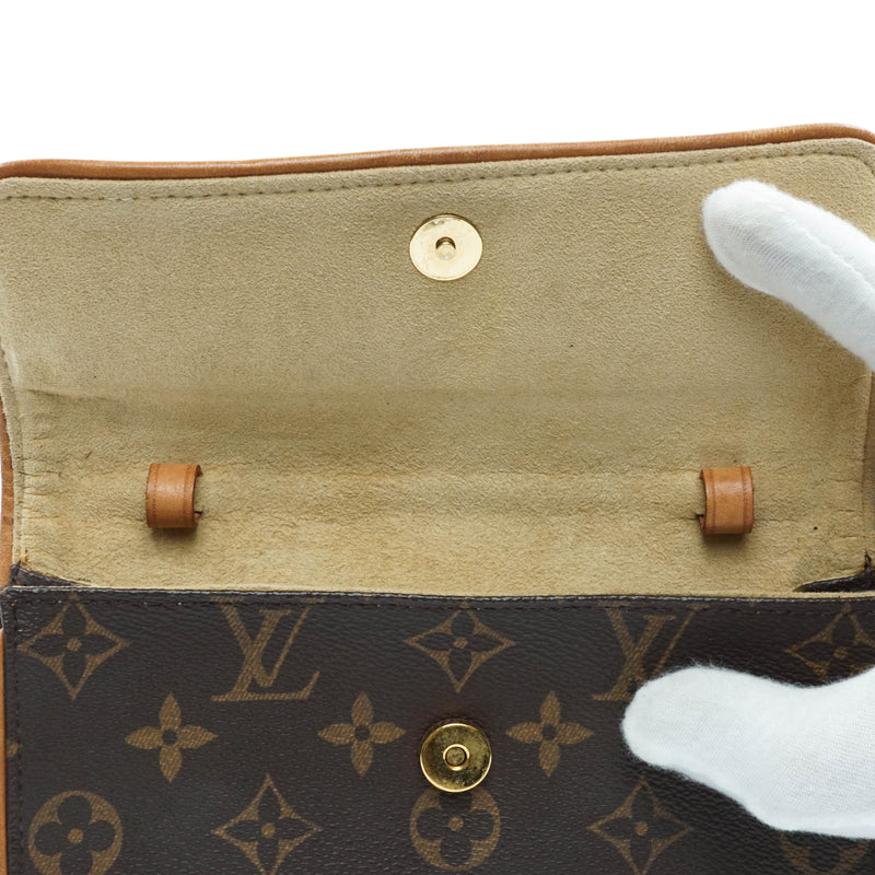 Louis Vuitton Twin Pochette Monogram Shoulder Messenger Bag - SOLD