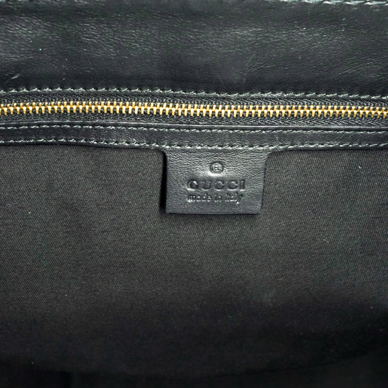 Pre-loved authentic Gucci Hand Bag Black Leather sale at jebwa.