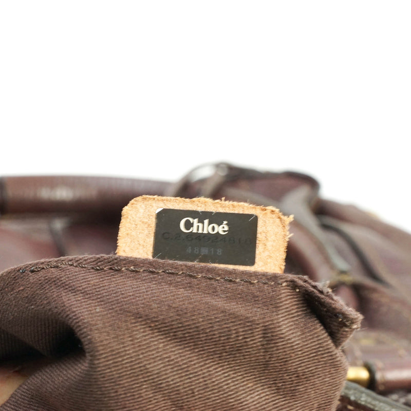 Chloe Paddington Tote Bag Brown